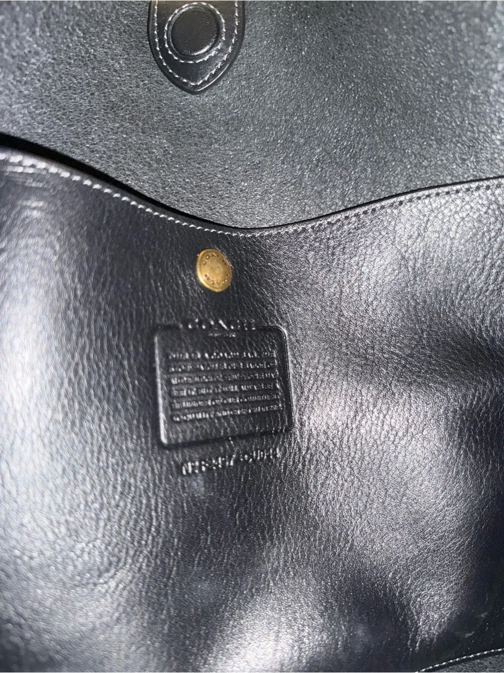 Coach Brooklyn Shoulder Bag 39 - Black Leather